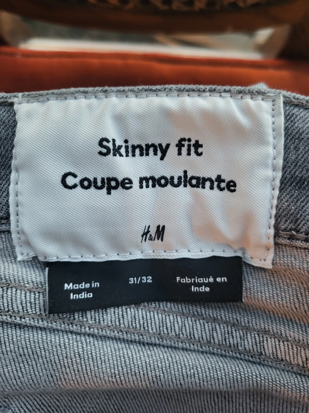 H&M Skinny Fit Ripped Grey Jeans Size 31/32 - photo 3