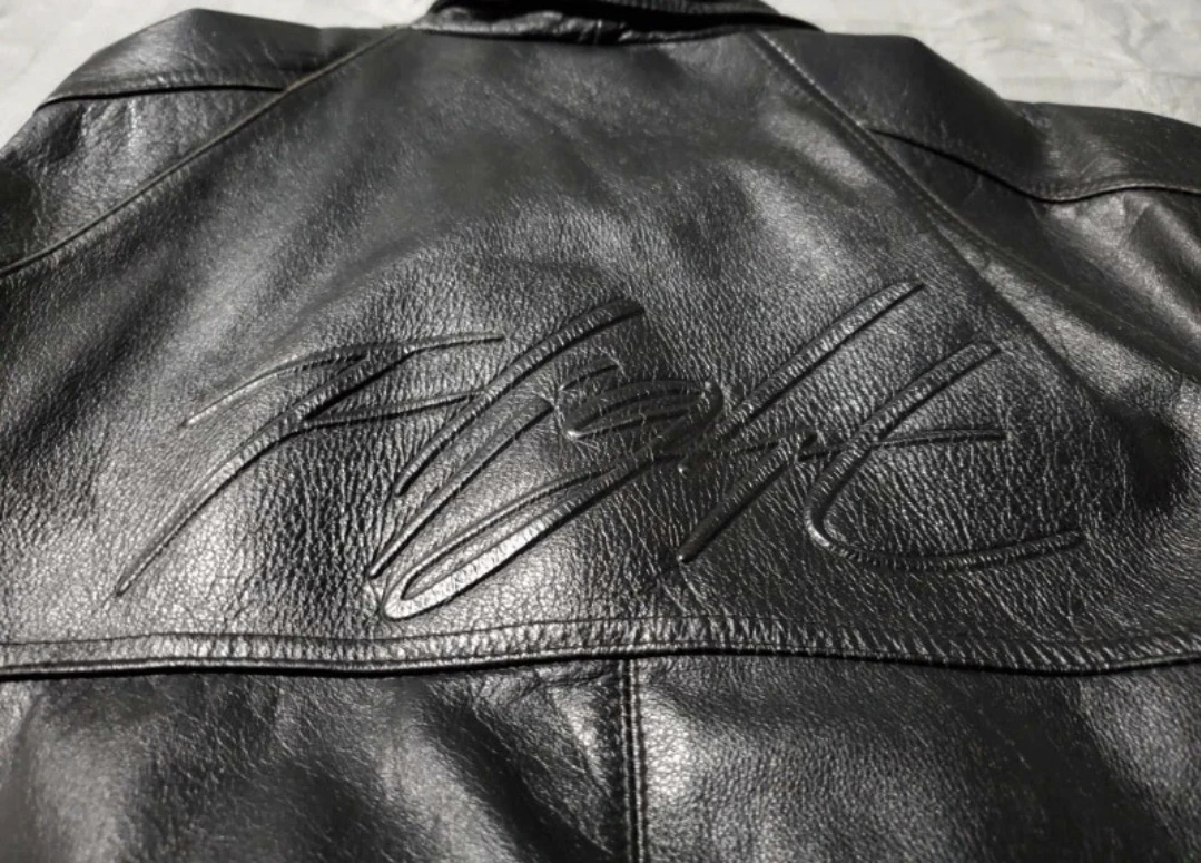 Vintage Nike leather Flight jacket sz LG