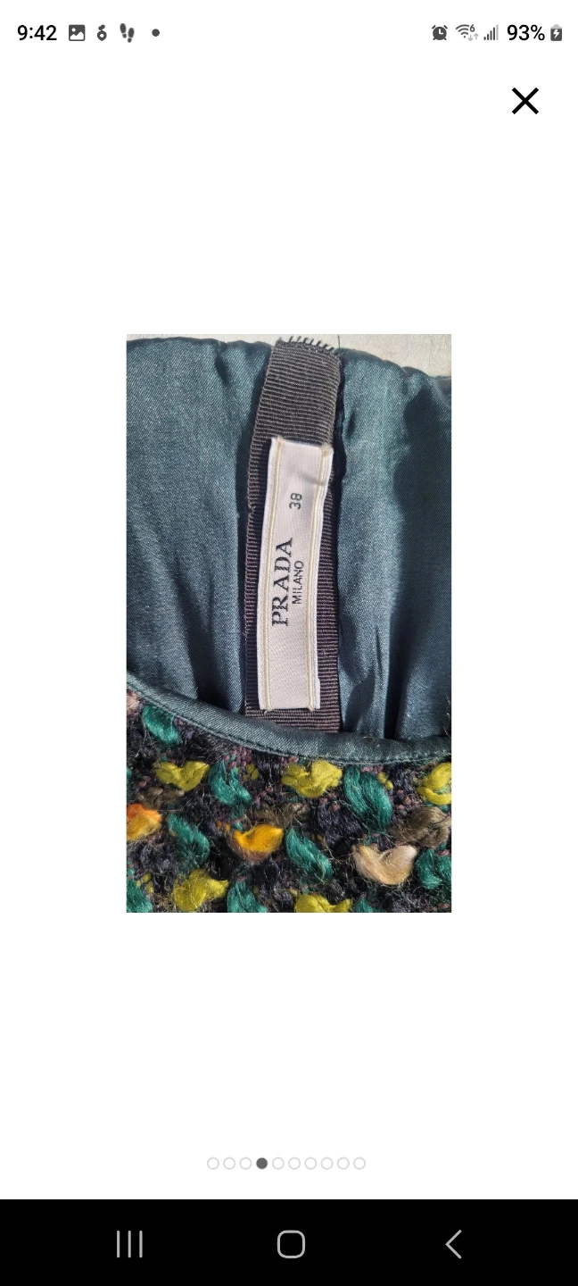 Authentic PRADA 38 adorable green knit dress. - photo 4