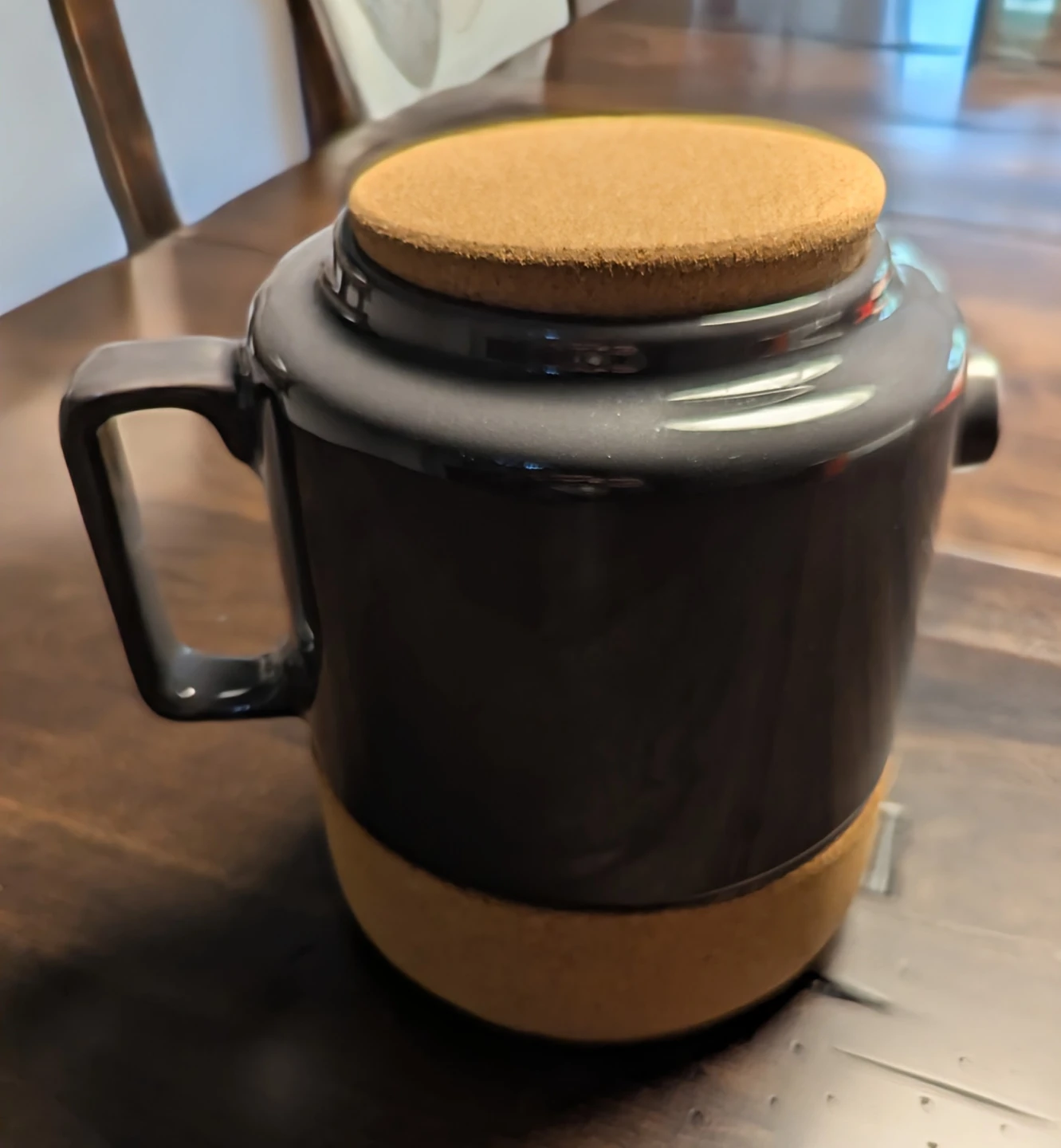 Ceramic  and cork "Soul Mate" tea Pot