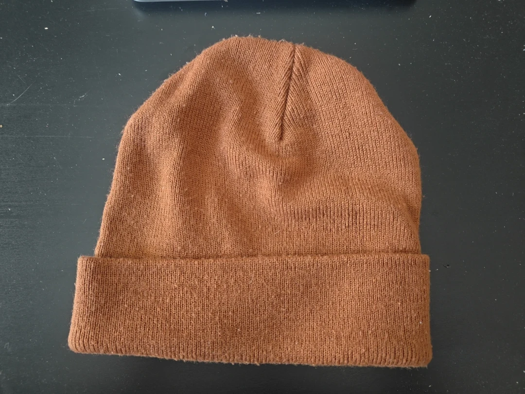 Brown Knit Beanie