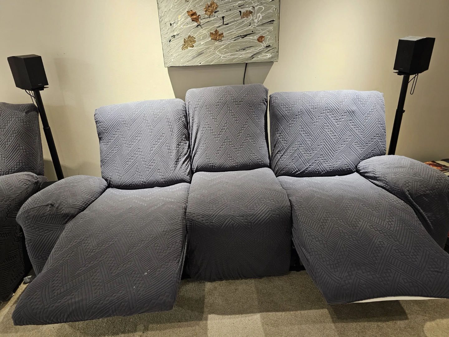 3 Seater recliner sofa+ Cover included - photo 5