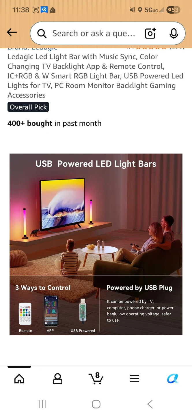 Ledagic RGBW LED Light Bars (2 Pack) - photo 2