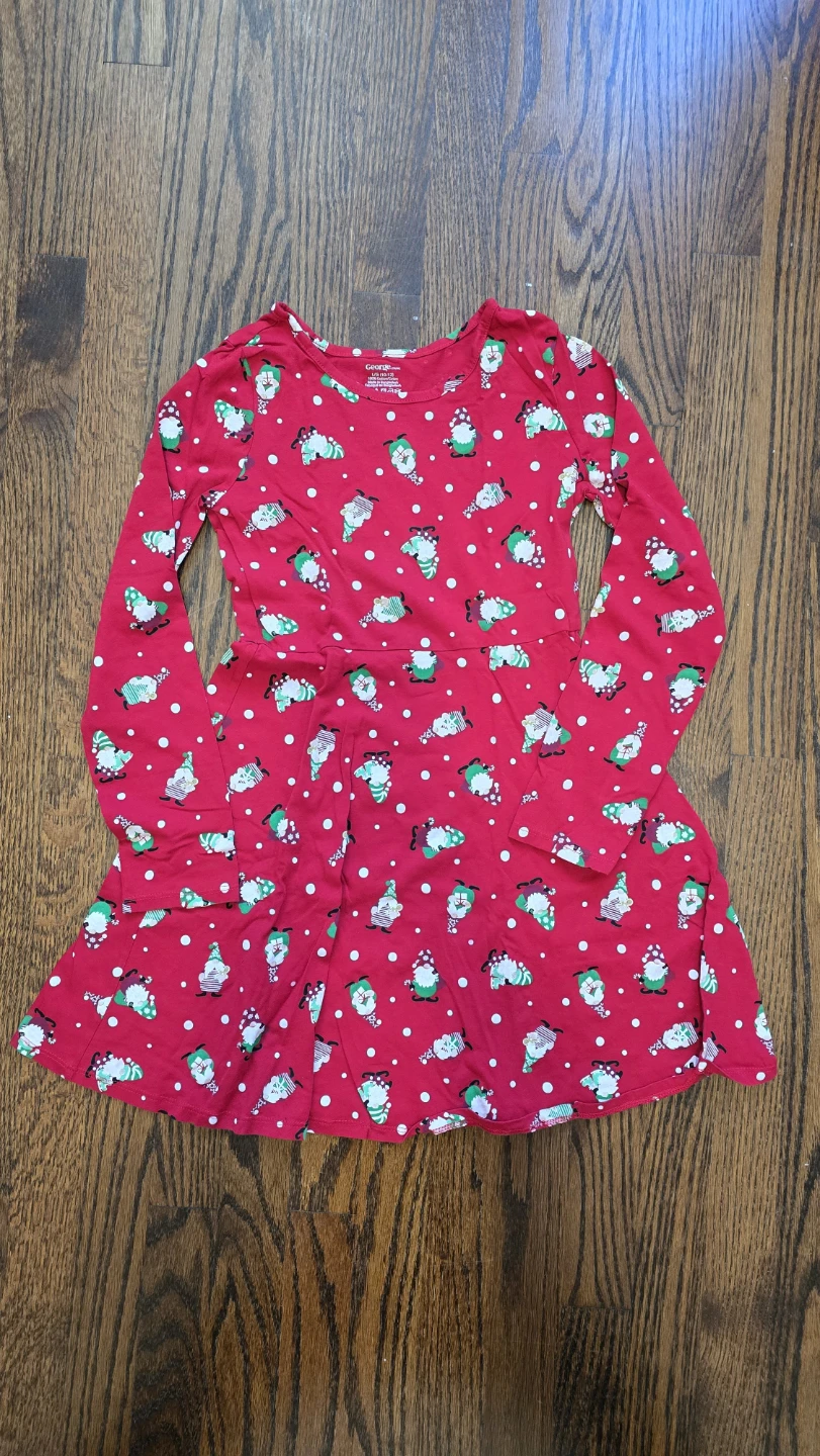 Bundle Kids Christmas dress and leggings size L/G (10-12) - photo 2