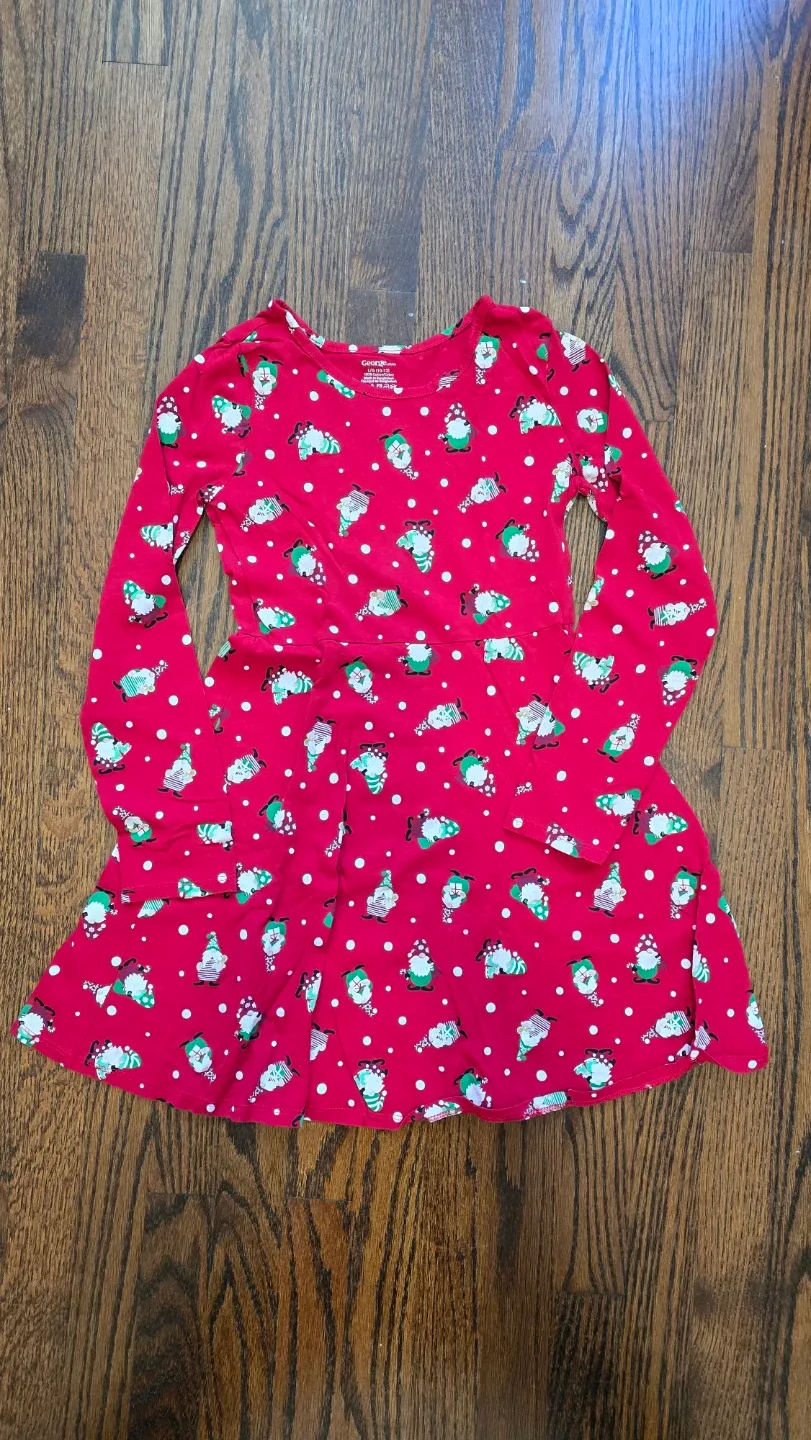 Bundle Kids Christmas dress and leggings size L/G (10-12) - photo 2