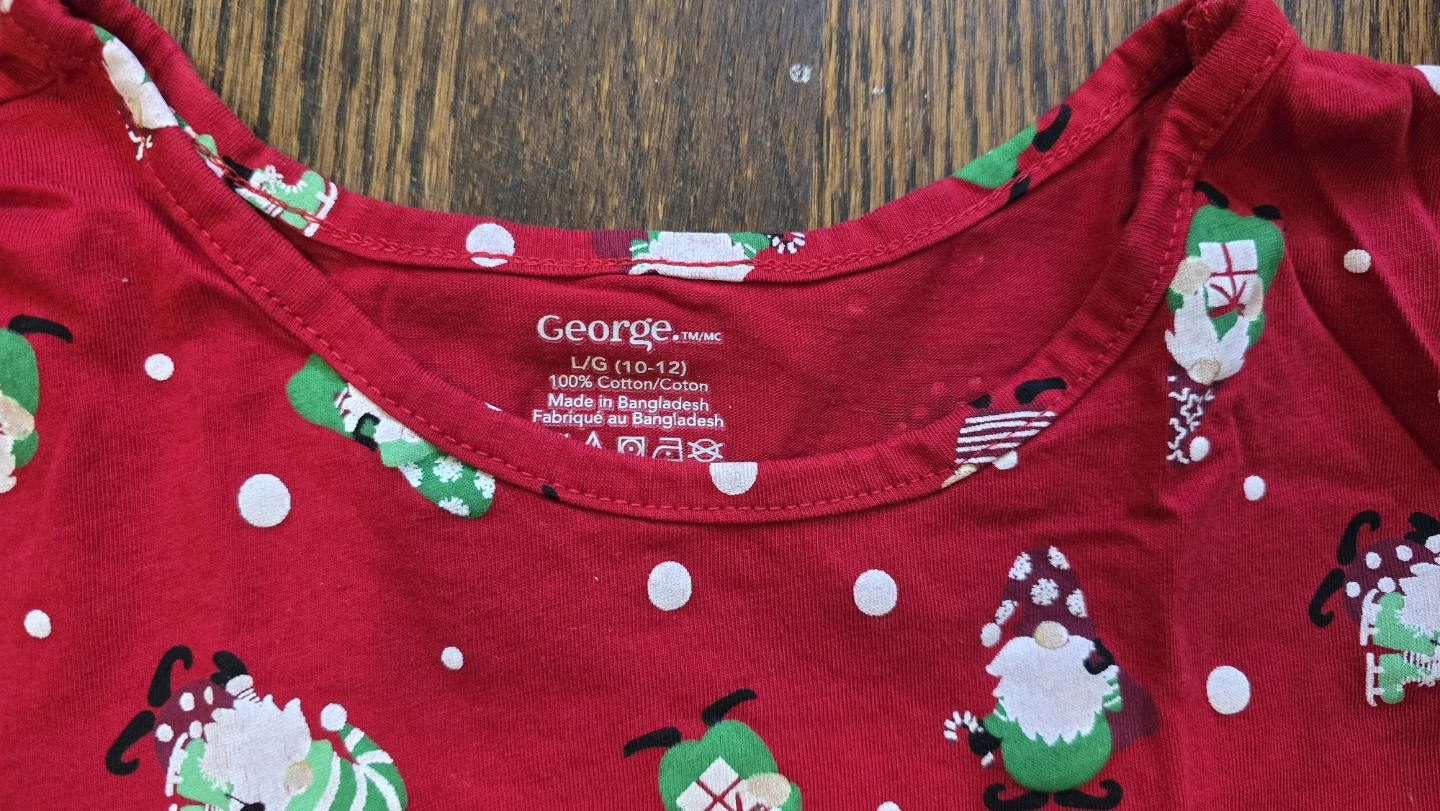 Bundle Kids Christmas dress and leggings size L/G (10-12) - photo 3