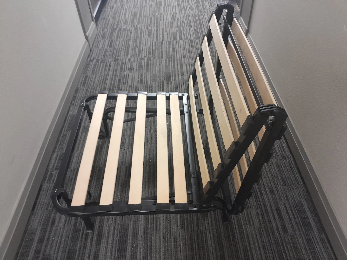 Ikea Lycksele Chair bed frame, black