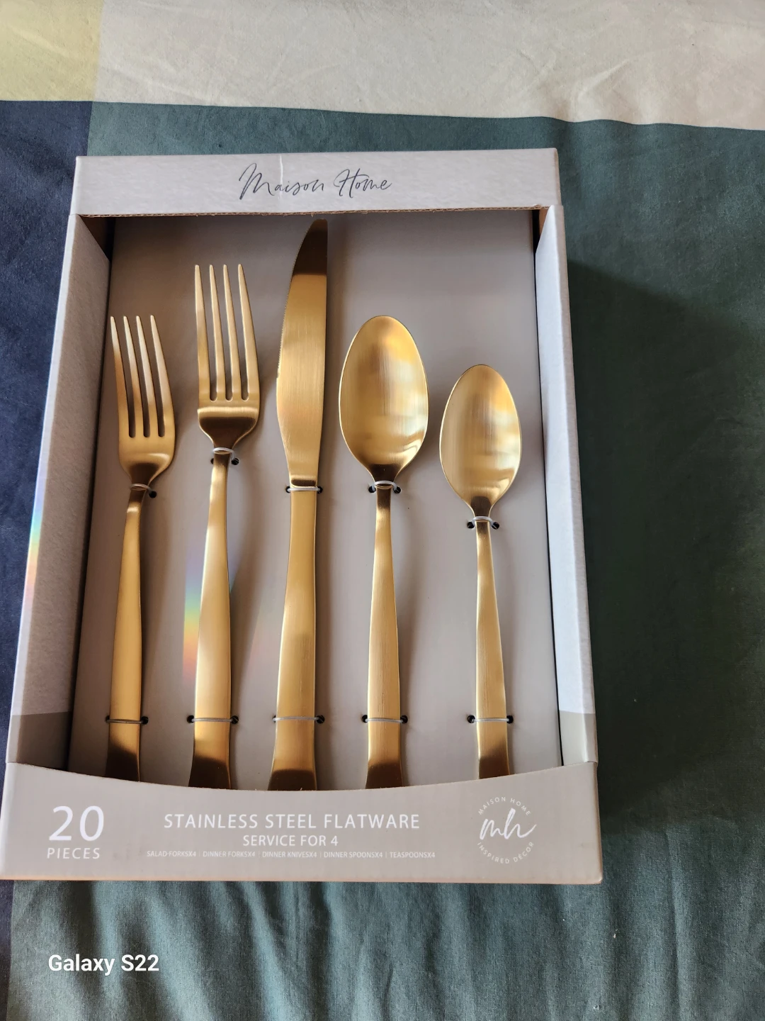 Maison Home 20-Piece Stainless Steel Flatware Set - photo 2