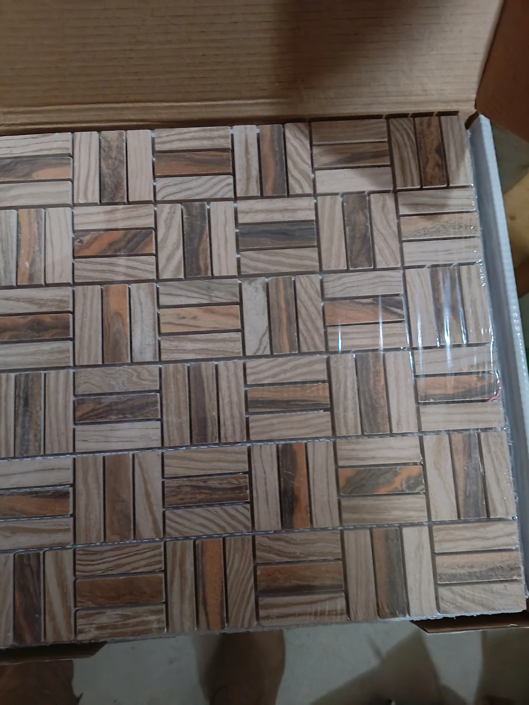 American Olean Ceramic Mosaic Tile - Wood Look - photo 2
