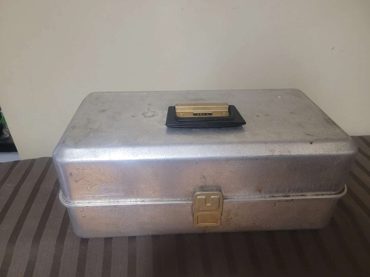 vintage Umco 204 A 3 Trays Aluminum Fishing Tackle Box