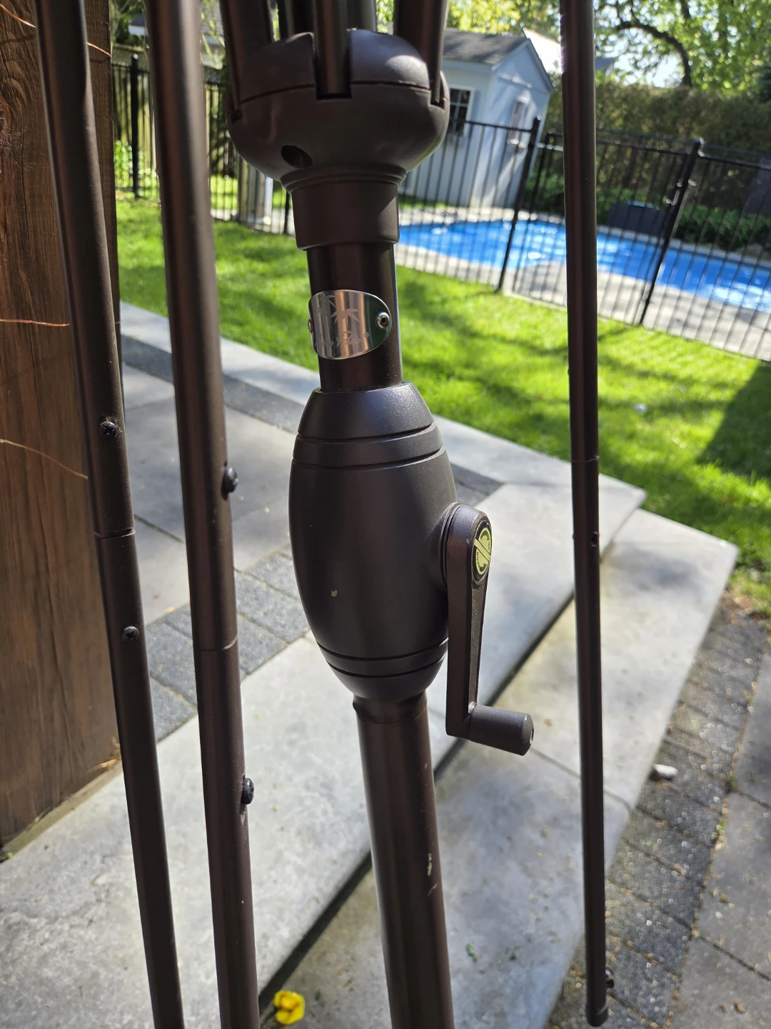 Umbrella Pole Crank Mechanism 6'x10' - photo 2