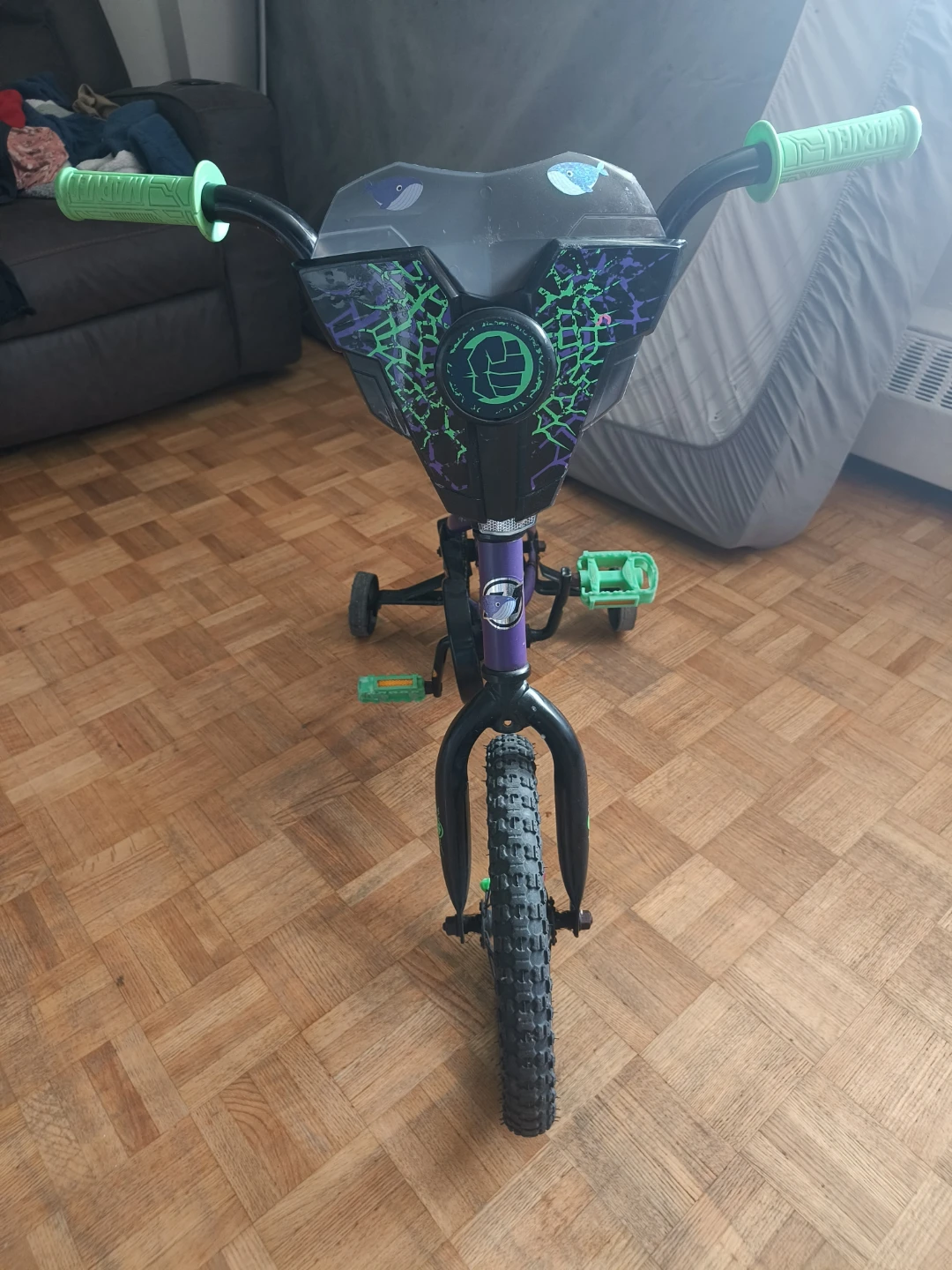 Kids Purple Hulk Bicycle - photo 2