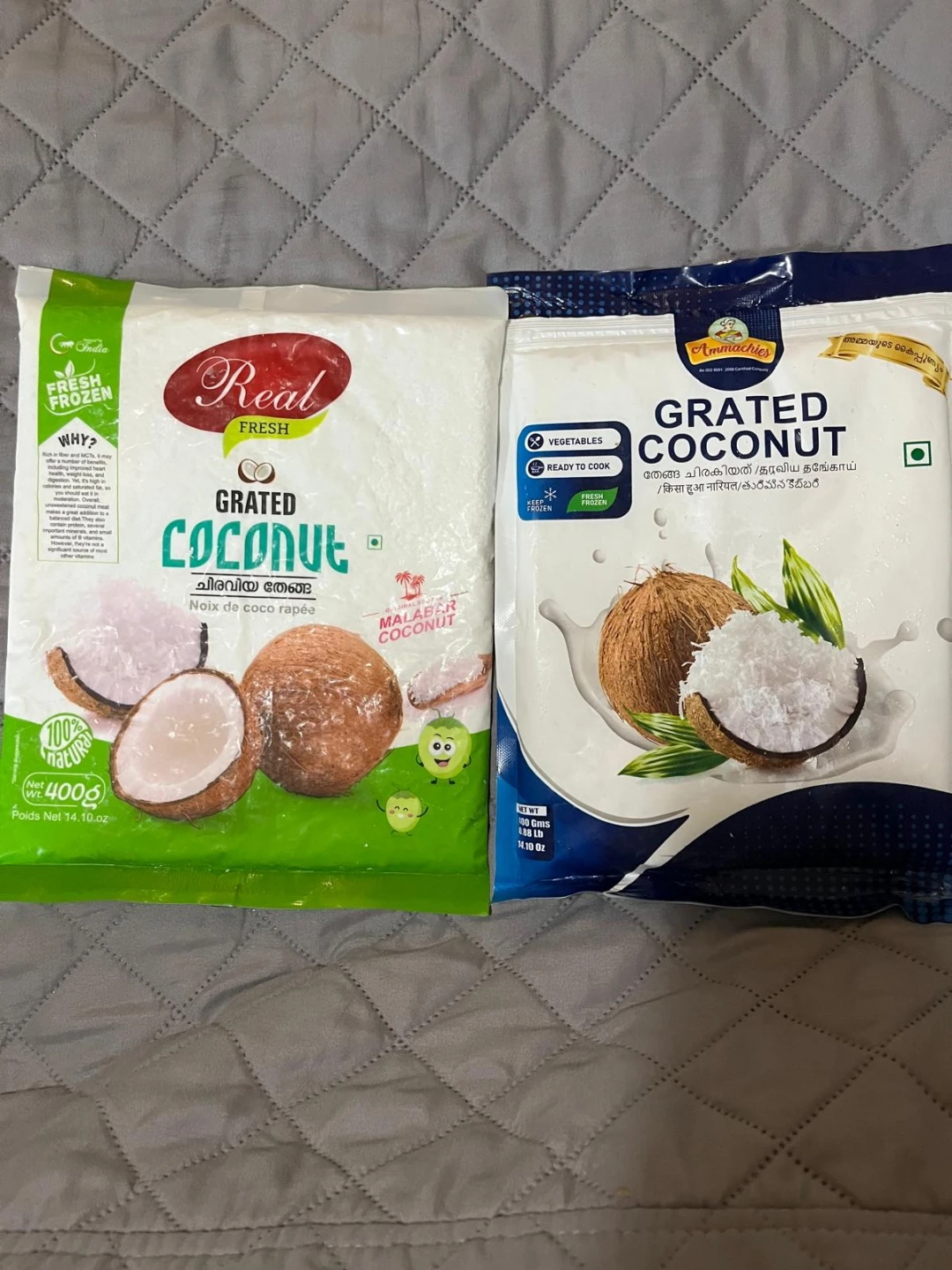 Frozen Real Fresh Grated Coconut (400g)