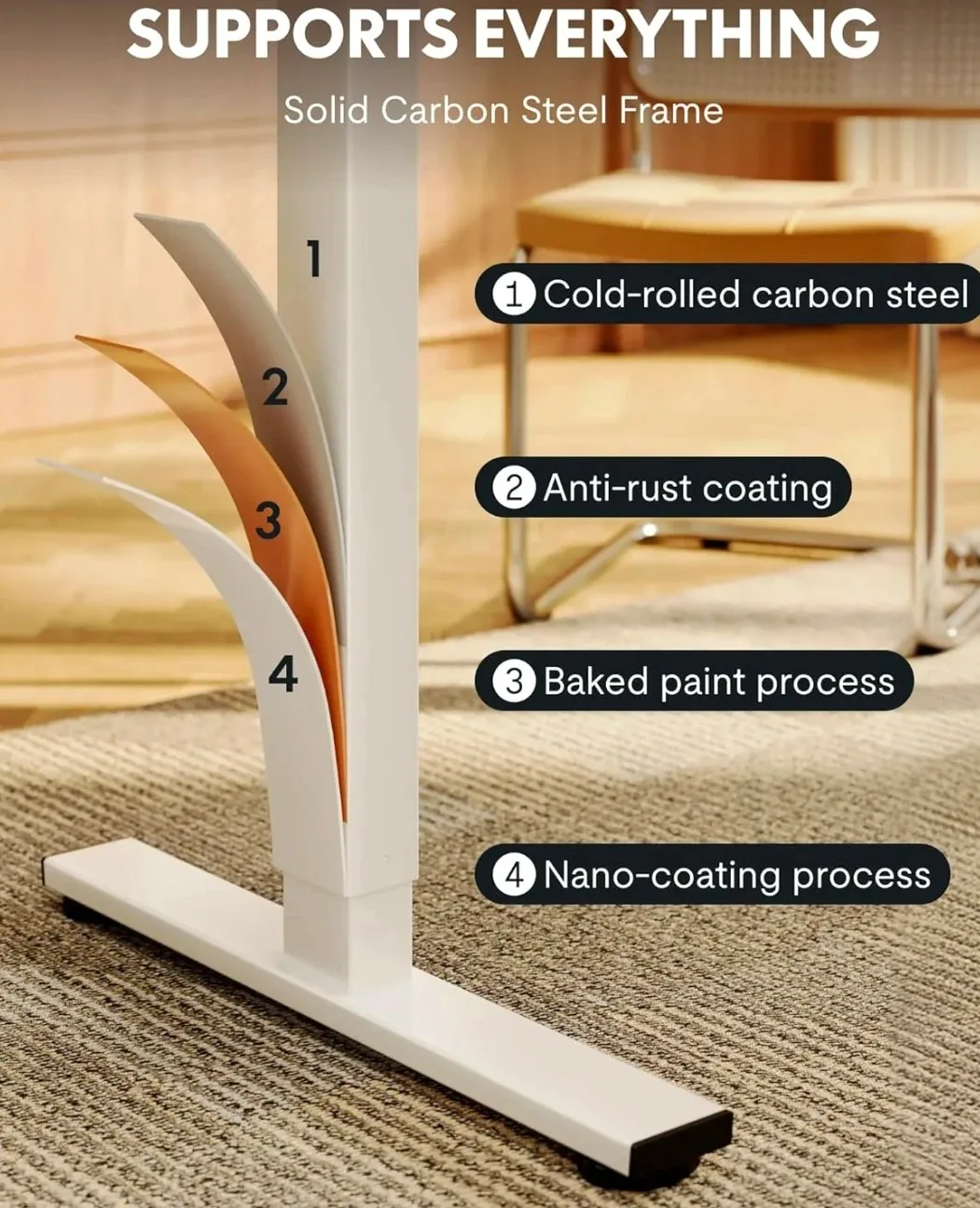 FlexiSpot Standing Desk - 48" x 24" - photo 4