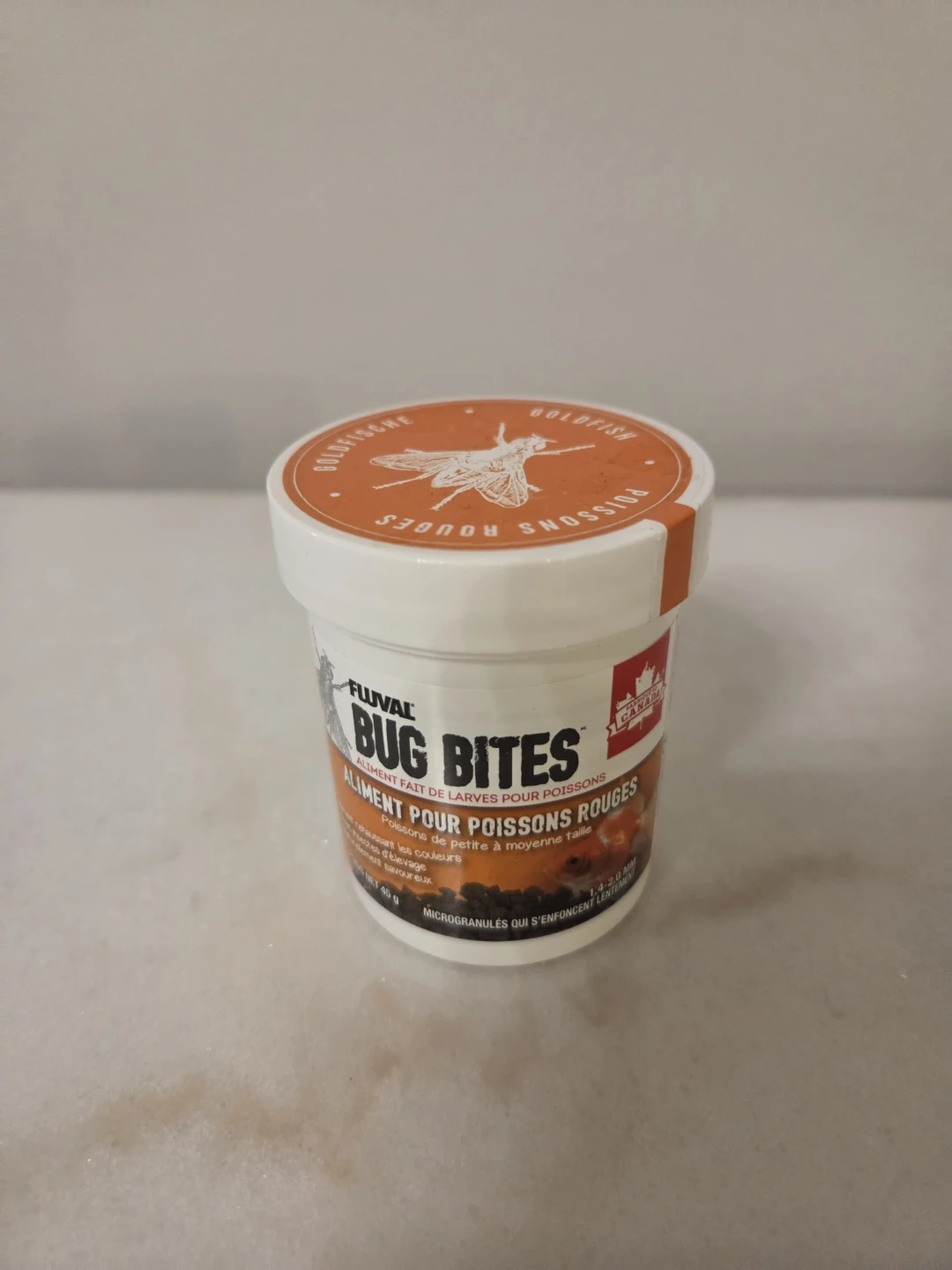 Fluval Bug Bites Goldfish Formula Insect Larvae Fish Food