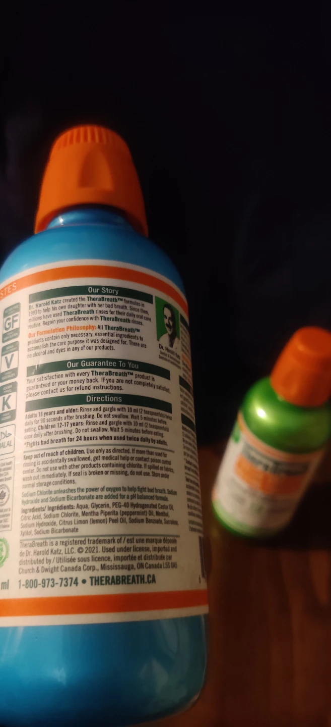 TheraBreath Fresh Breath Oral Rinse x 2 - photo 4