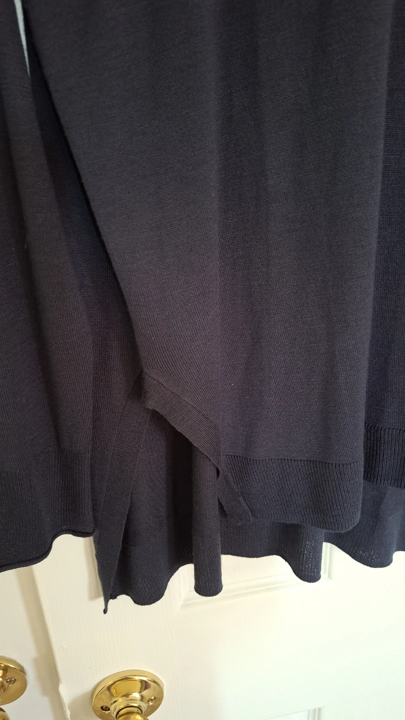 Navy Blue Long Sleeve Knit Top - photo 2