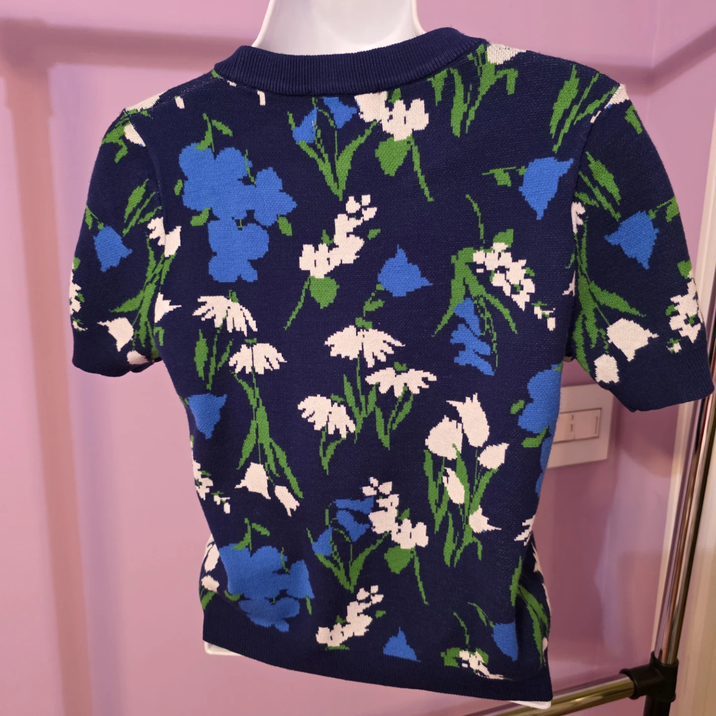 Kate Spade New York Floral Knit Top Size S - photo 2
