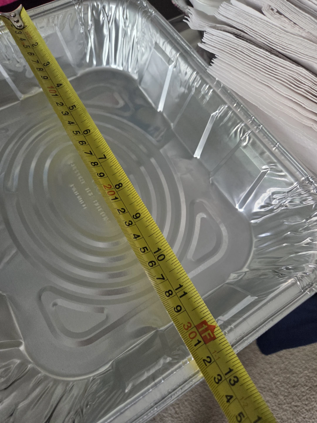 Aluminum Roasting Pan /w Disposable Cutlery & Straws - photo 5