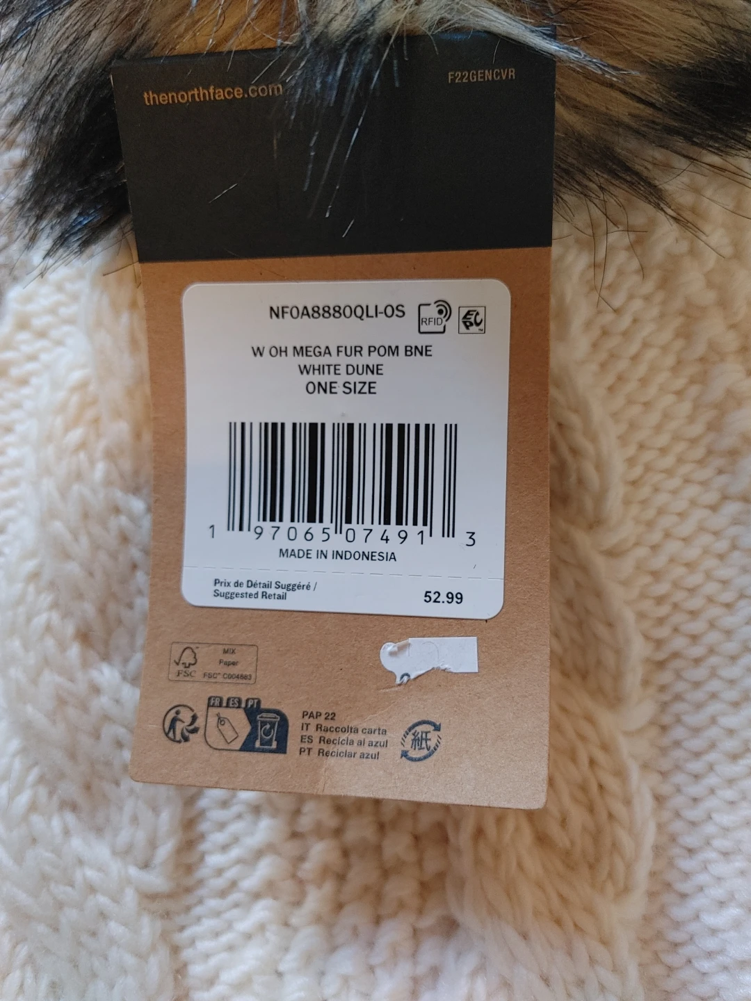 The North Face Oh Mega Fur Pom Beanie - photo 2