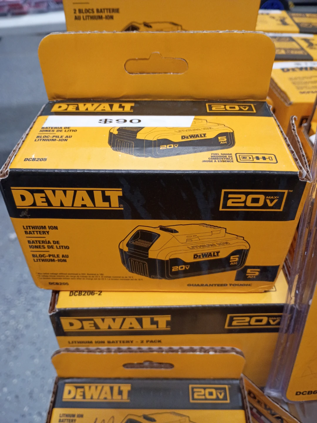 DeWalt 20V MAX 5.0 Ah Lithium Ion Battery