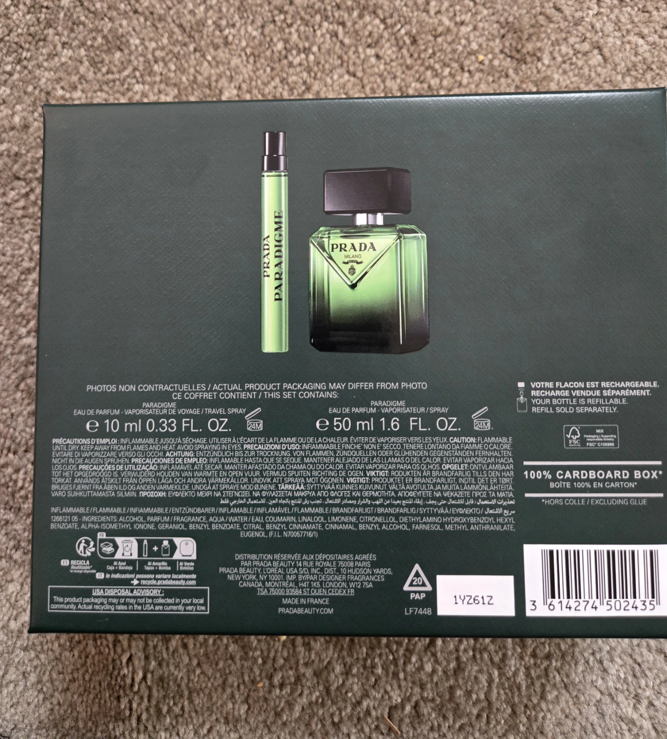 Prada PARADIGME Eau de Parfum Set - photo 3
