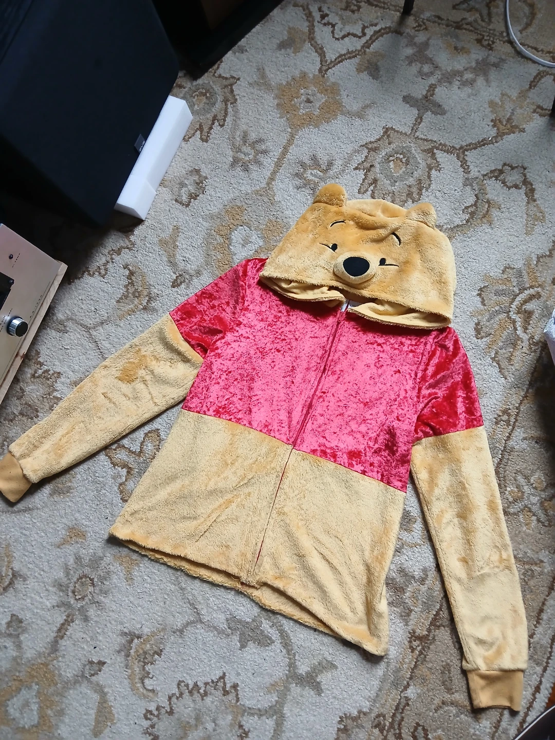 Disney Winnie the Pooh Fleece Hoodie Pajamas - Medium - photo 3