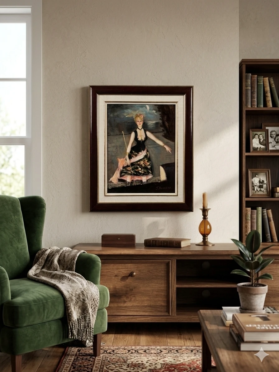 Oil Painting "Belle Époque" by J. Bonheur - photo 3