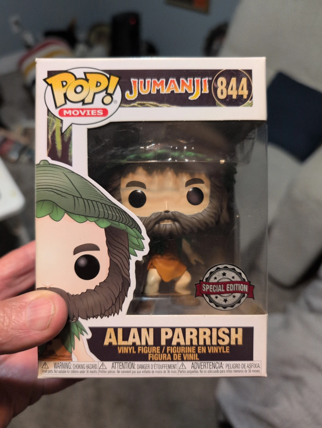 Funko Pop! Movies Jumanji Alan Parrish #844 Vinyl Figure