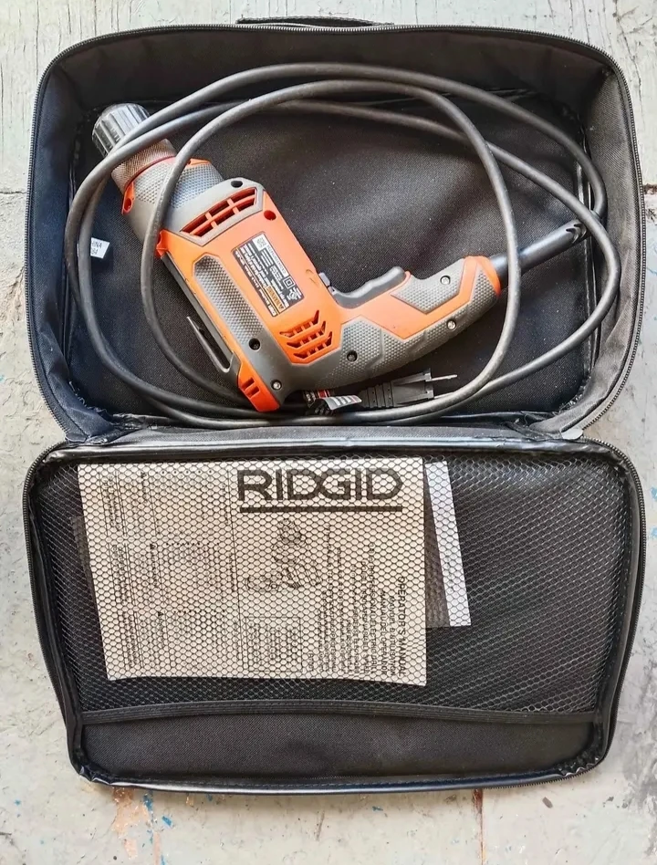 RIDGID Corded Drill with Case - photo 2