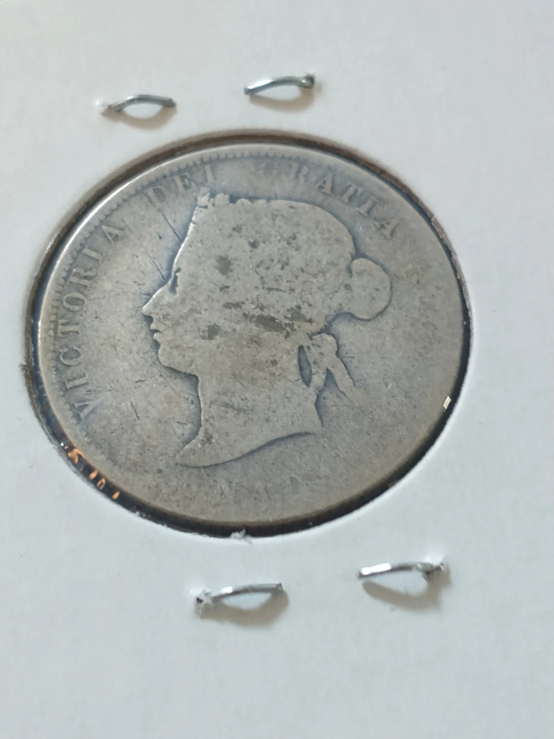 1872 Canada quarter .925 silver KM #25 Victoria - photo 5