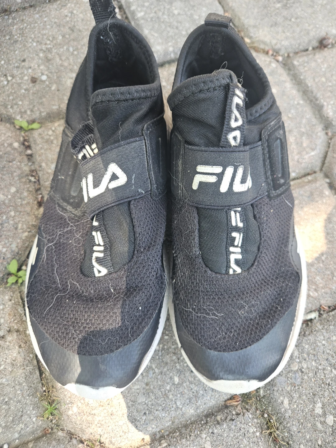 Fila Black Slip-on Shoes