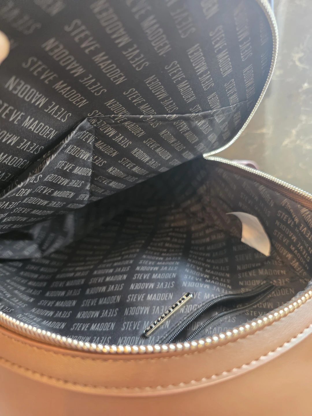 Steve Madden Brown Faux Leather Backpack - photo 2