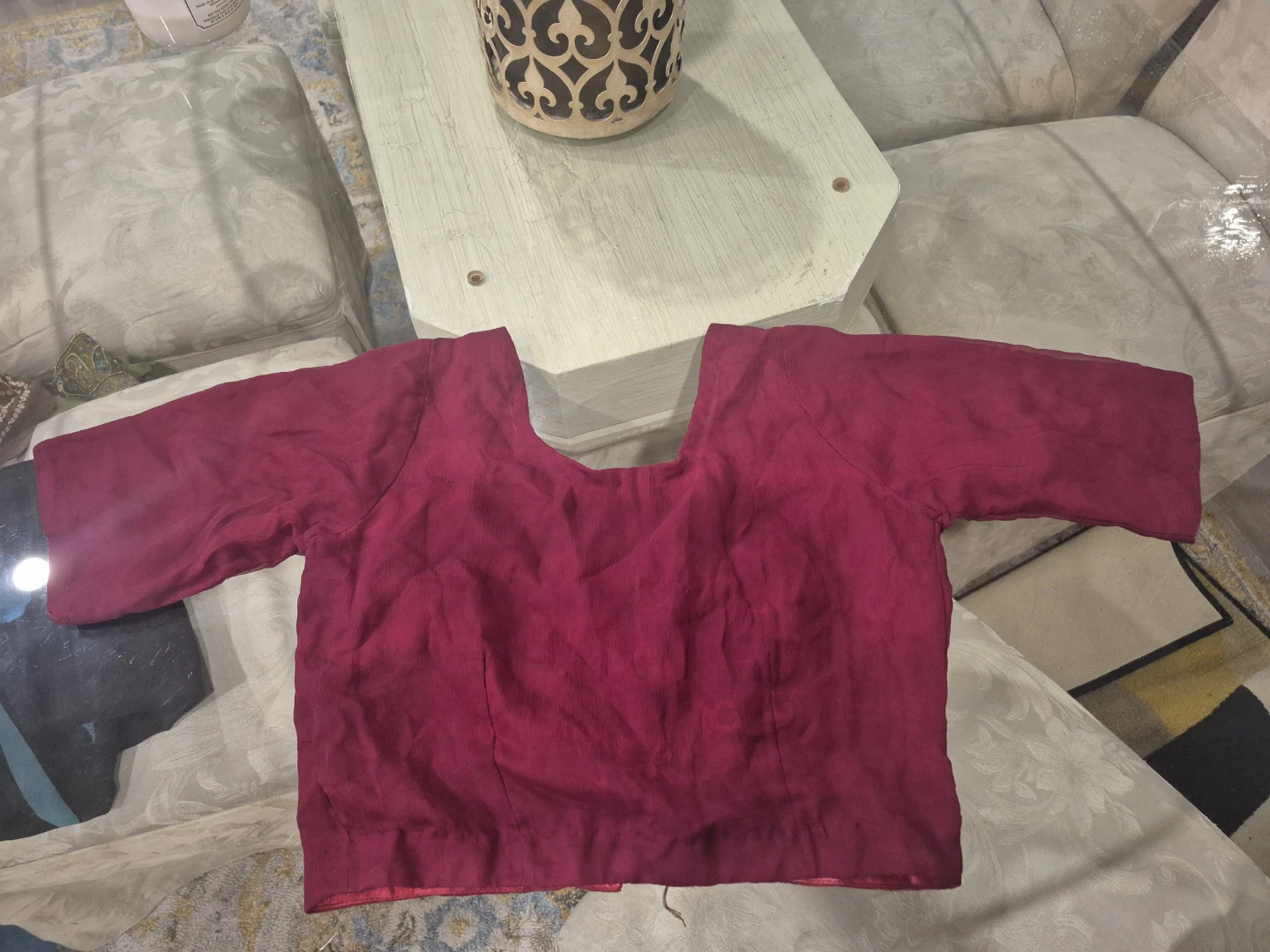 NEW Magenta Saree with Blouse and petticoat - photo 4
