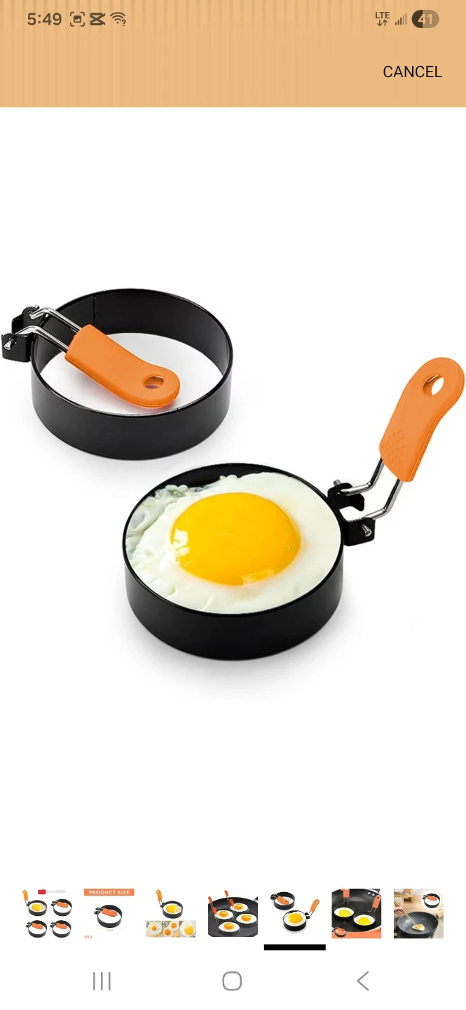 Egg Rings & Brush Set - photo 3