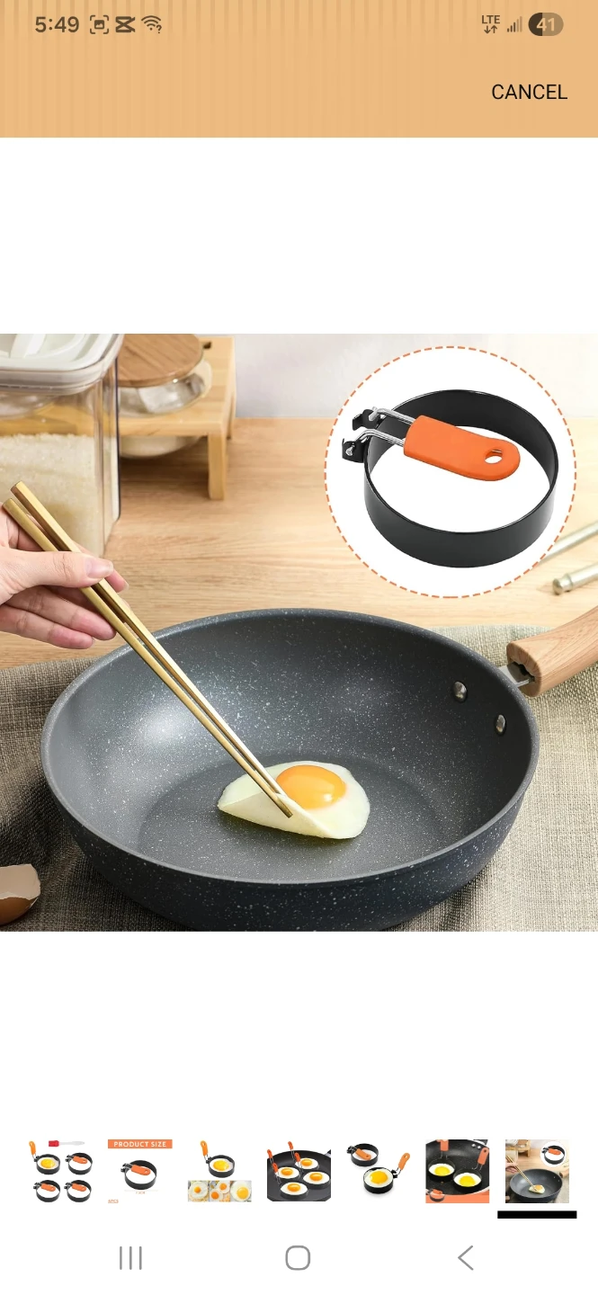 Egg Rings & Brush Set - photo 5