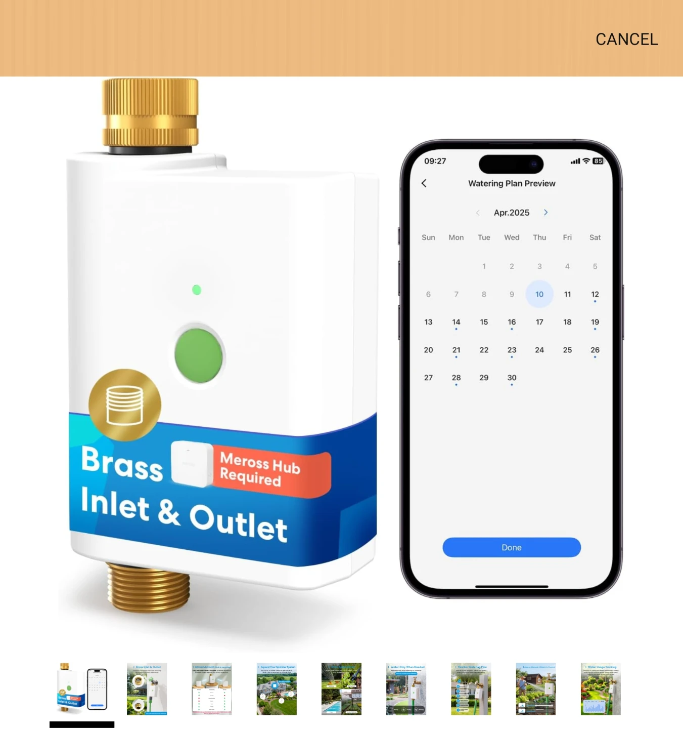 Meross Smart WiFi Water Timer
