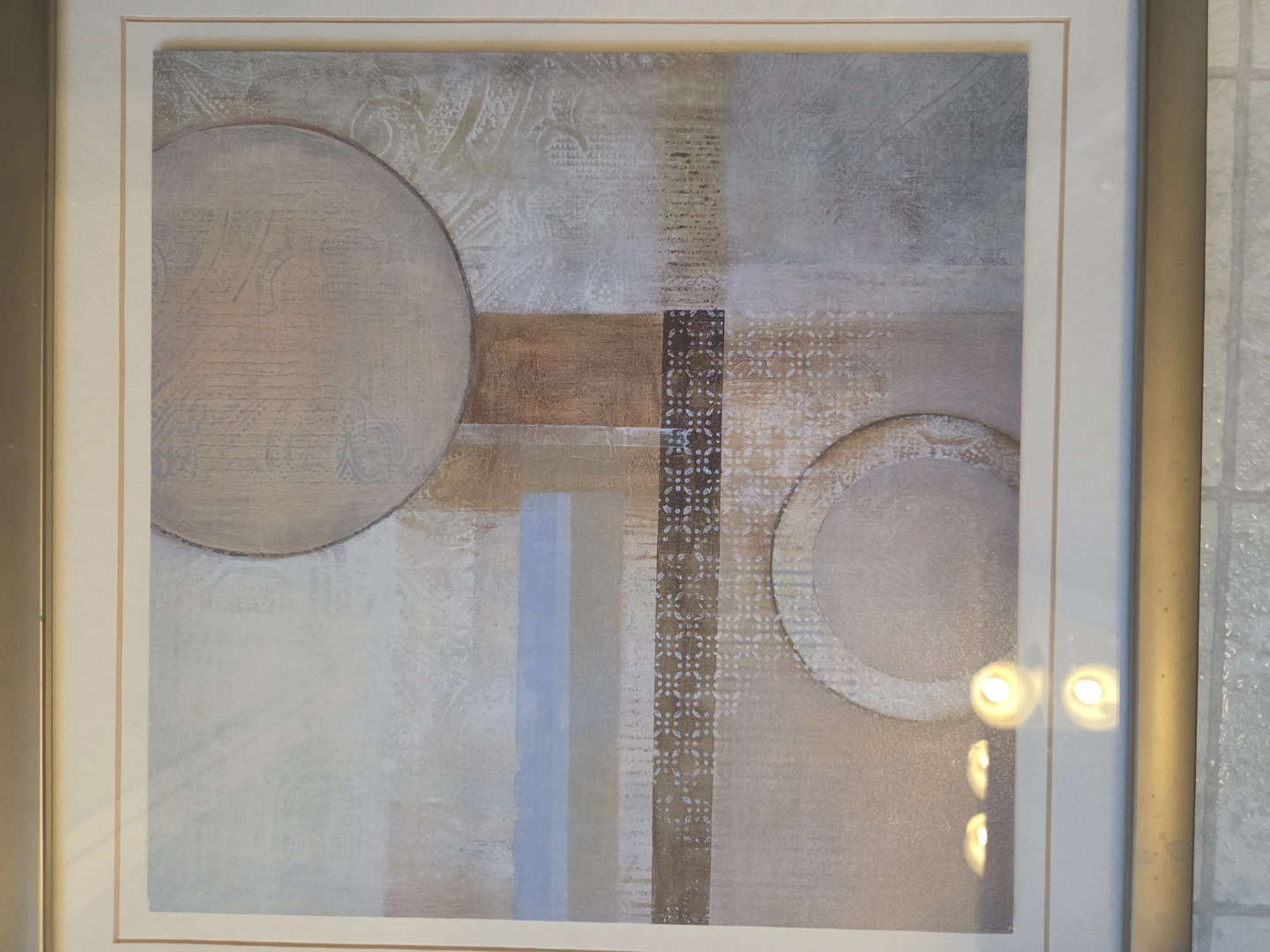Pair of Med Framed Abstract Prints – D Nengerman "Dream Decoder" - photo 2