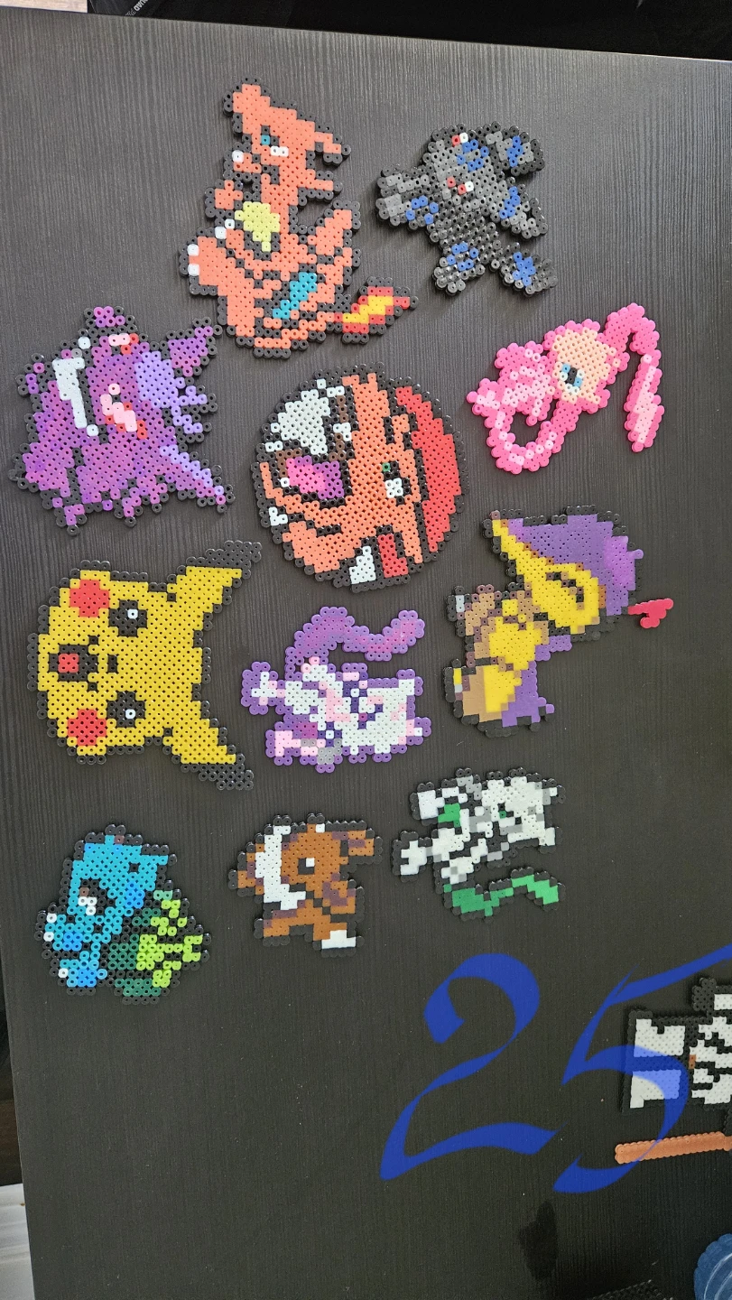 Assorted Perler Bead Characters - photo 2