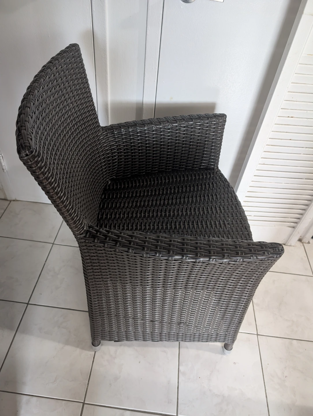 Patio Dark Brown Wicker Armchair - photo 2