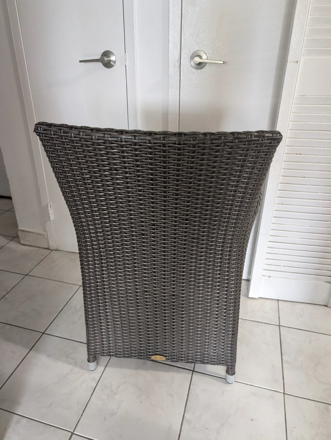Patio Dark Brown Wicker Armchair - photo 3