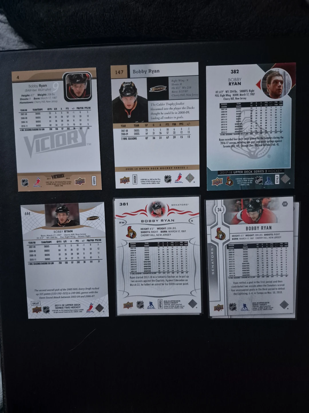 Bobby Ryan Hockey Cards - photo 2
