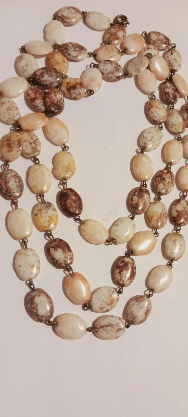 Genuine Stone Beaded Long Necklace - photo 3