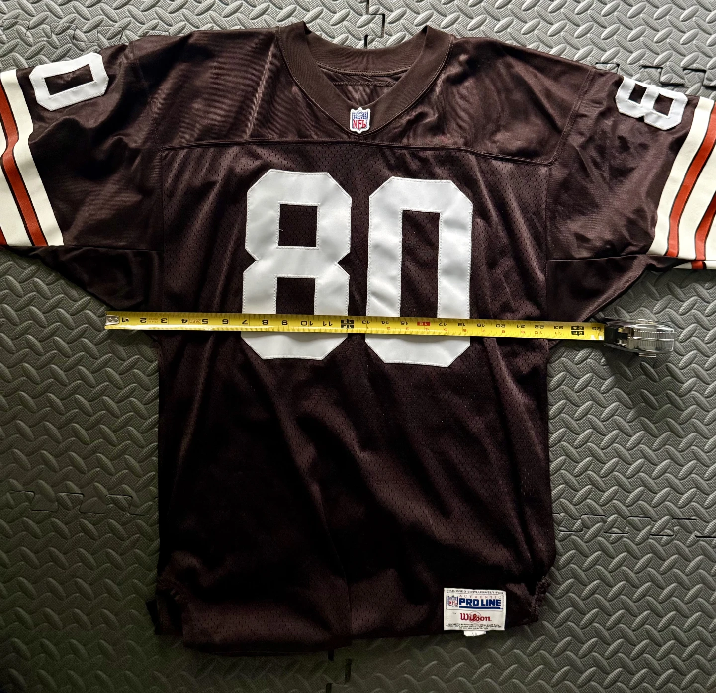 Authentic Andre Rison Browns Wilson Pro Line Size 44 (L) - photo 2