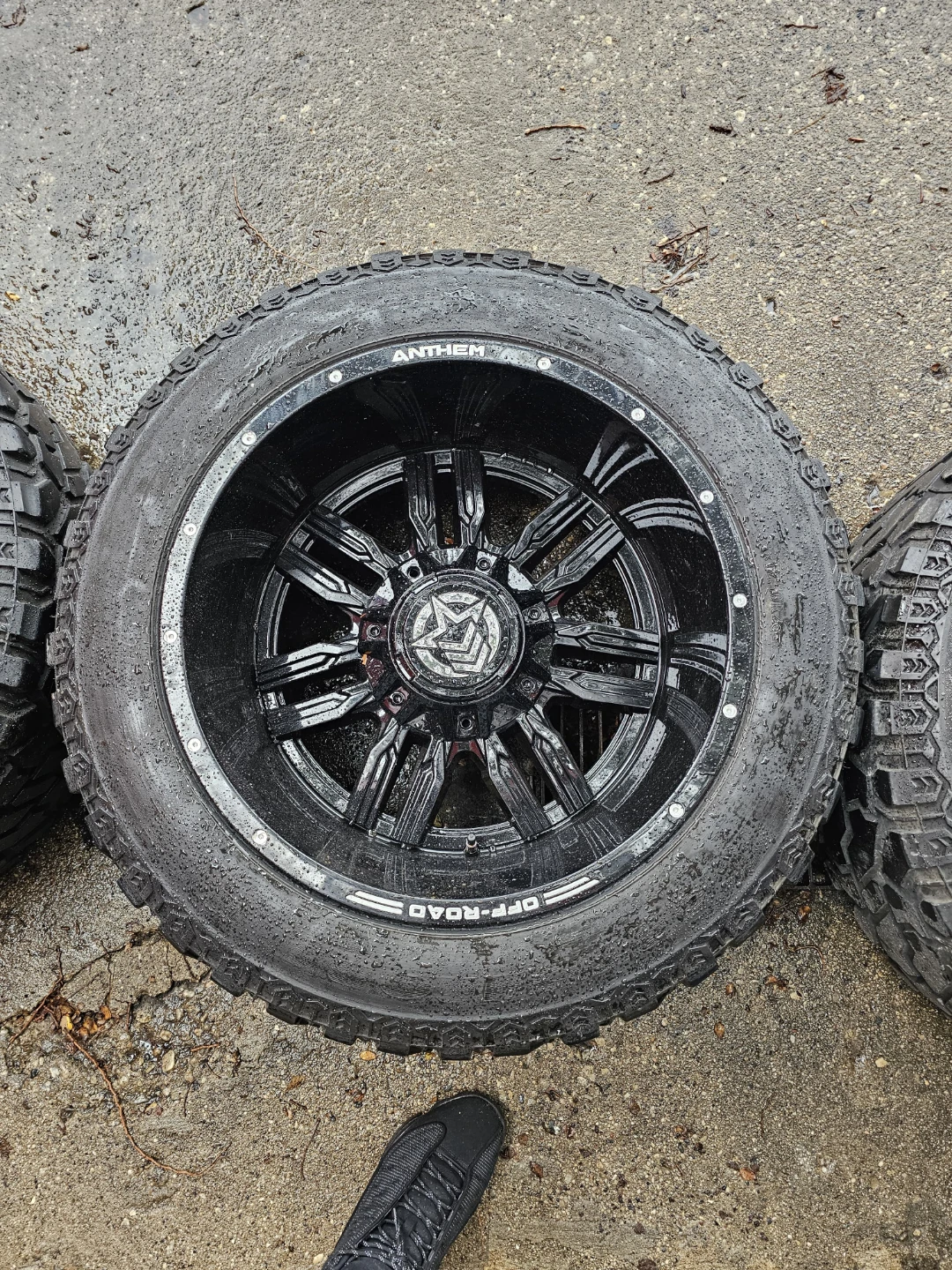 New anthem off road 20x12 7x150 rims wheels ford f150 7700 - photo 4