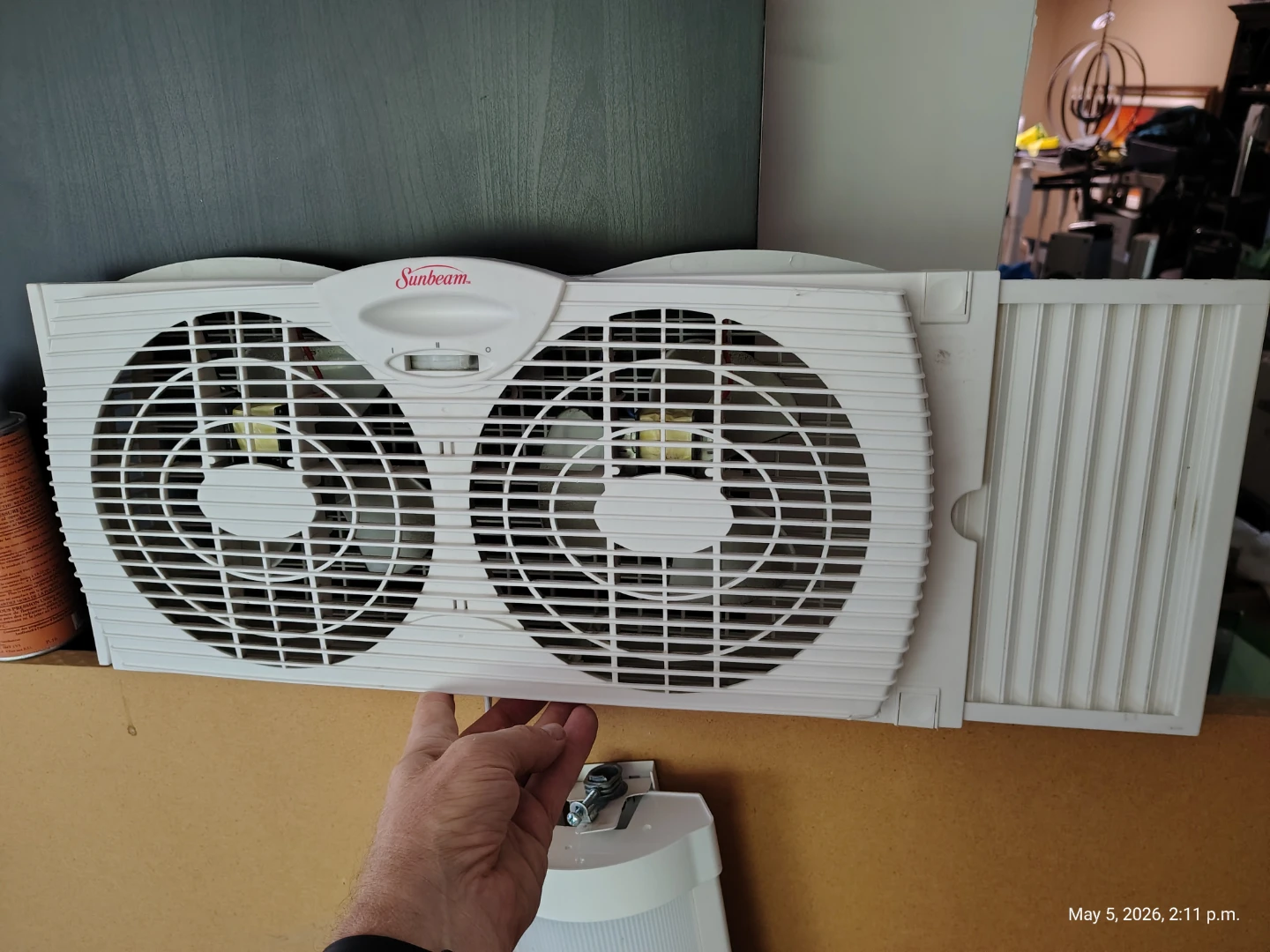 Sunbeam Dual Fan Window Fan