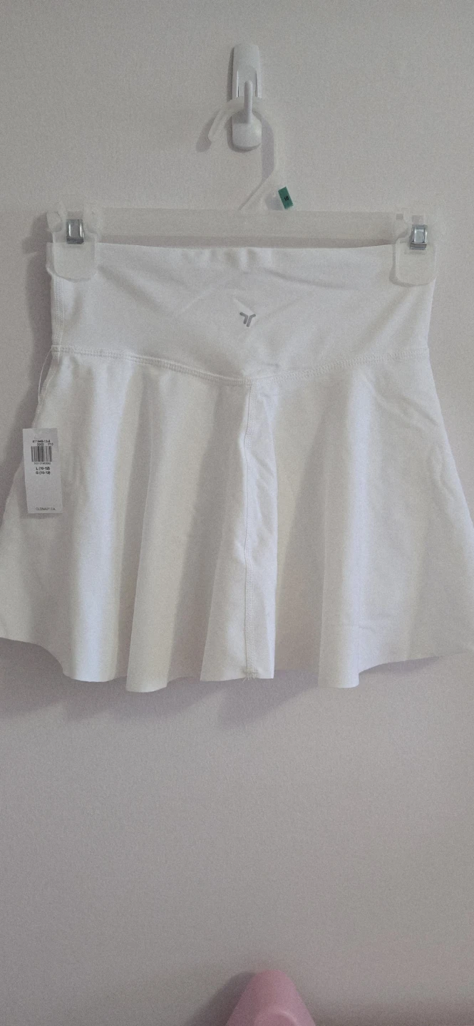 New Old Navy Girls White Skort Size L (10-12)