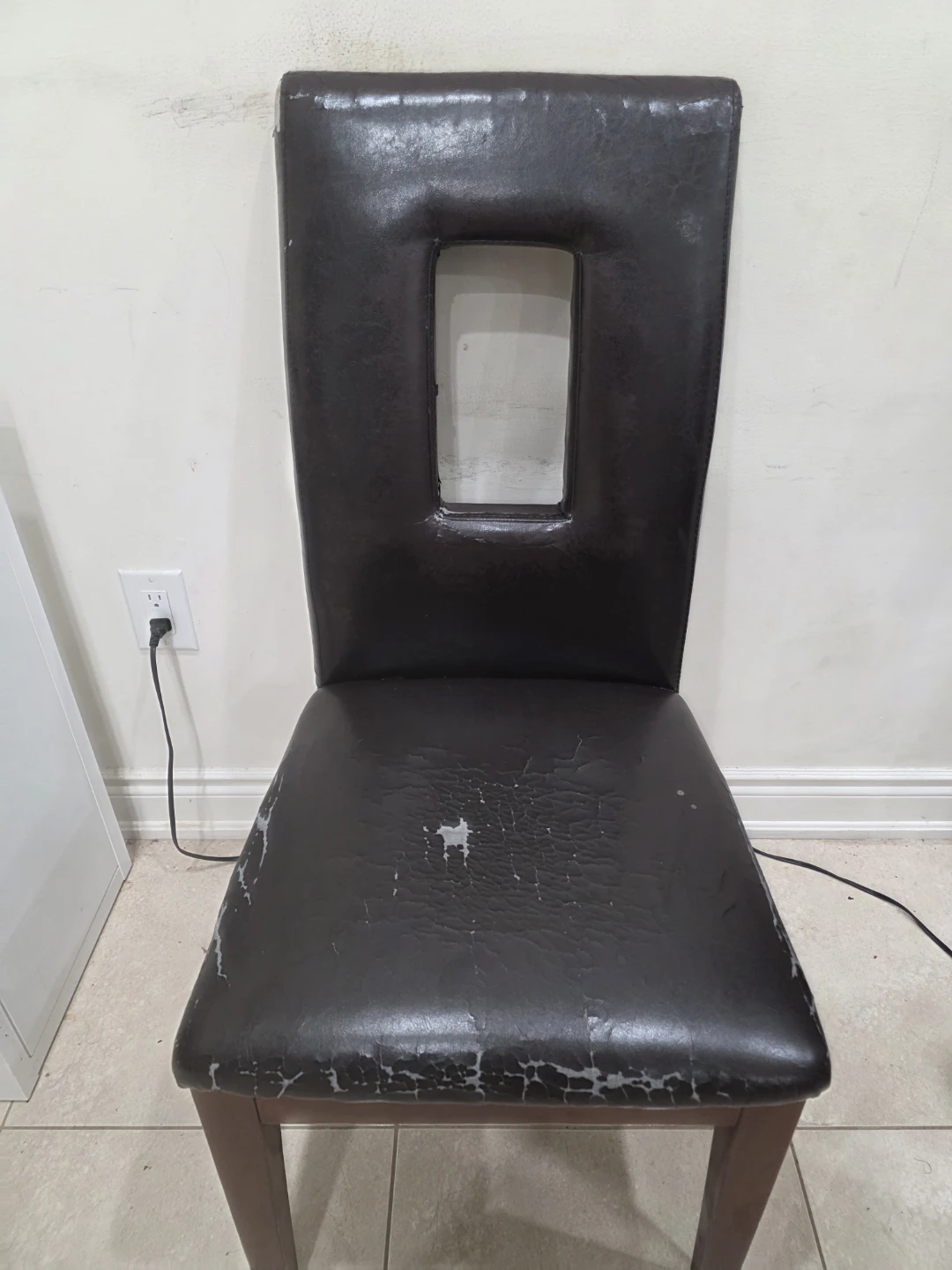 Set of 4 Solid Wood Dining Chairs - photo 4