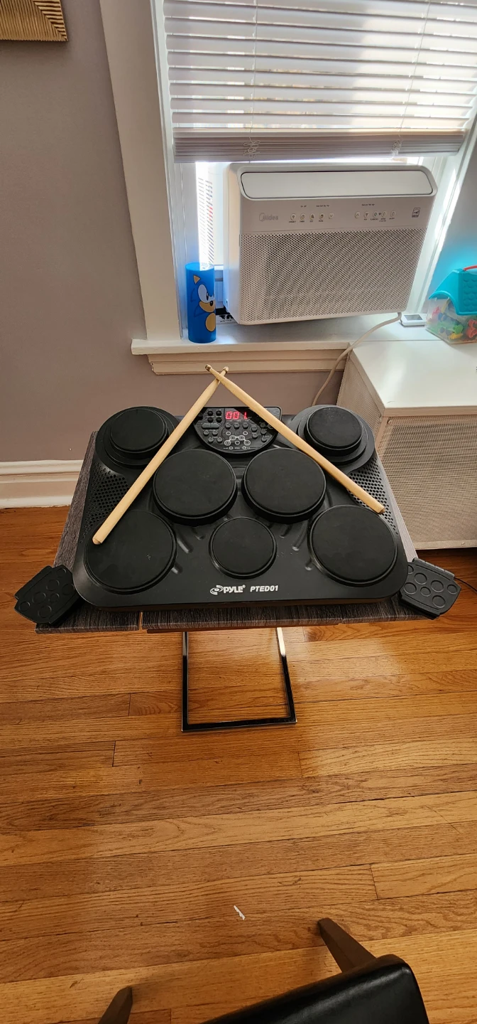 PYLE PTE001 Electronic Drum Set - photo 2