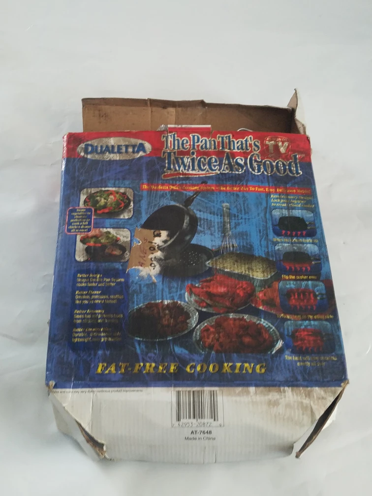 Dualetta The Pan That's TV Twice As Good Fat-Free Cooking Pan